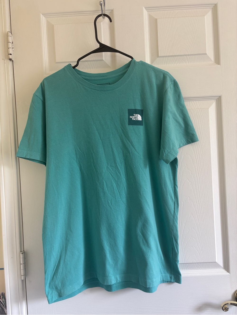 The‎ North Face Men's Short Sleeve Tee in Teal Green